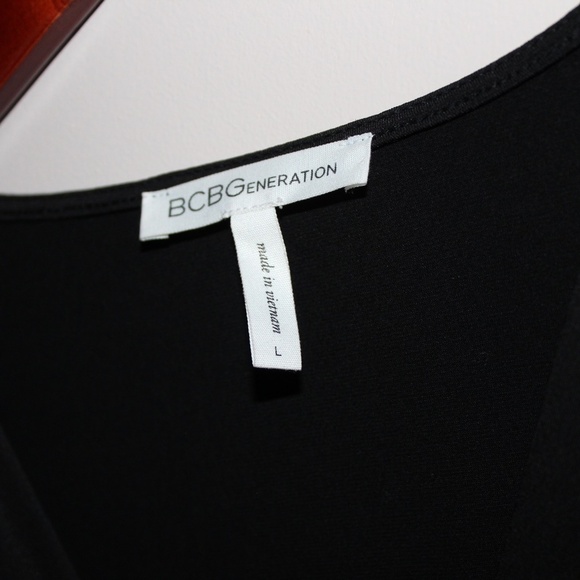 BCBGeneration Black Long Sleeve Dress with pockets - Picture 3 of 5